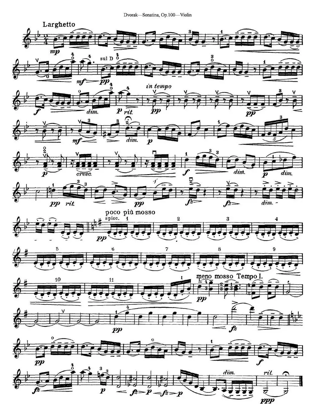 Violin Sonatina Op.100