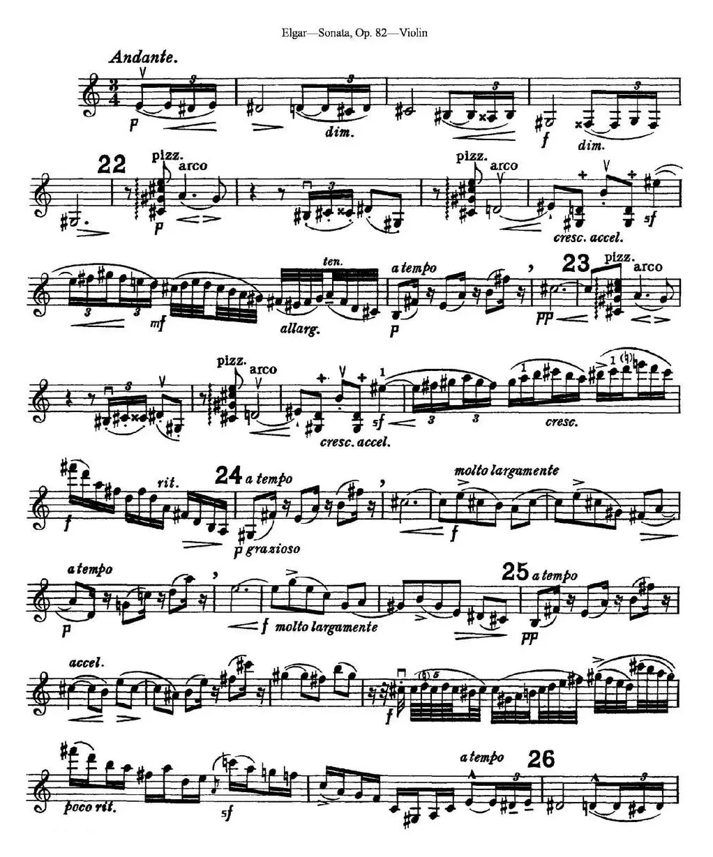 Violin Sonata Op.82