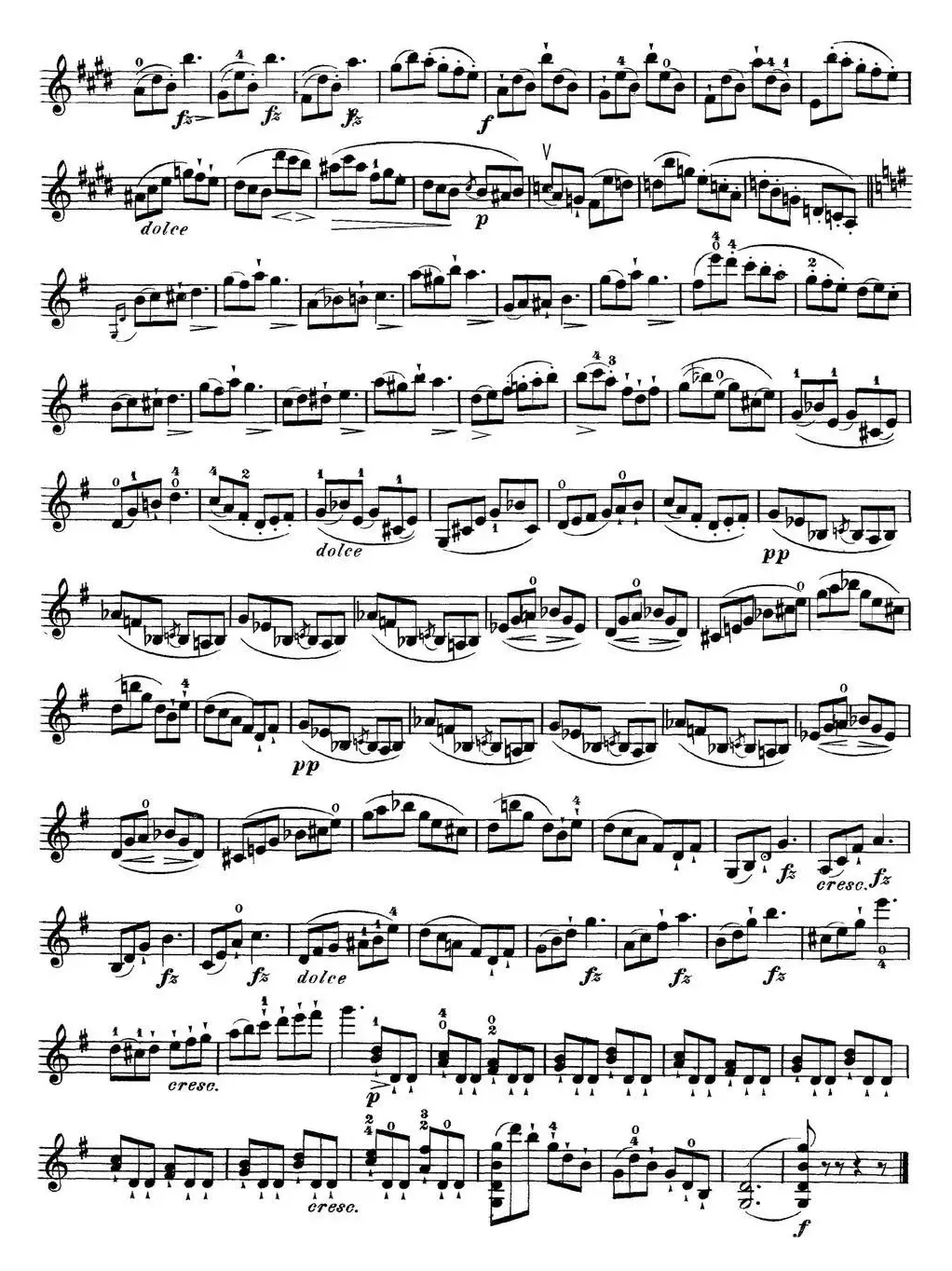 马扎斯小提琴练习曲 Op.36 第二册 华丽练习曲（44）