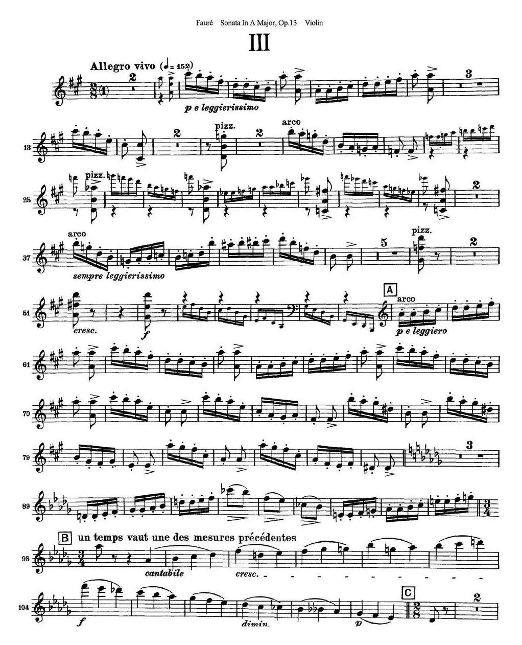 Violin Sonata No.1 Op.13