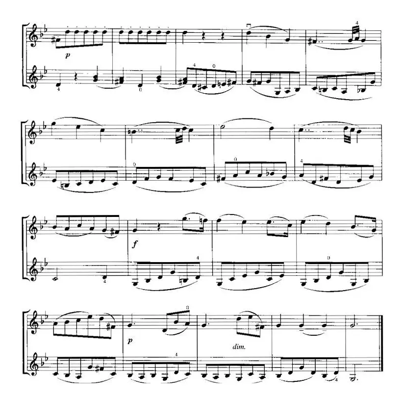 霍曼《小提琴基础教程》选曲：残花（二重奏）