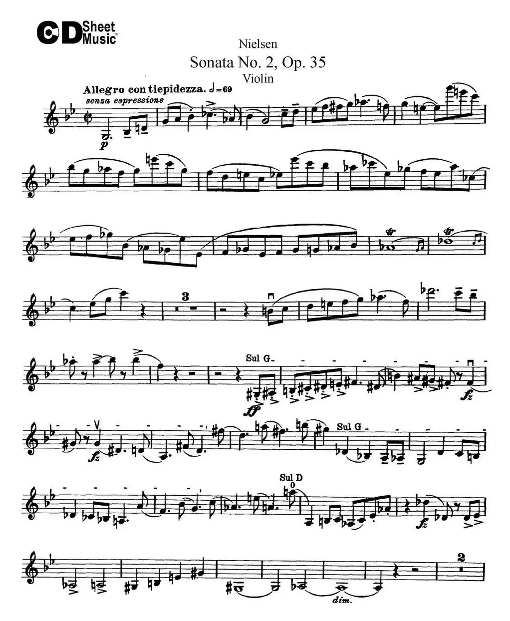 Violin Sonata No.2  Op.35