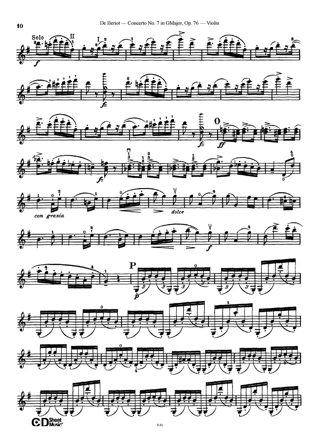 G大调第七协奏曲（Concerto No.7 in G Major）Op.76