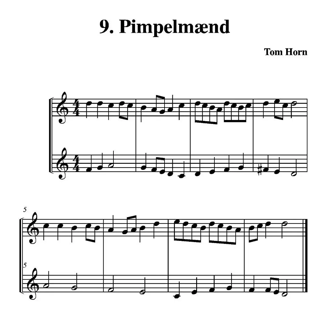 Pimpelmand（简易二重奏）