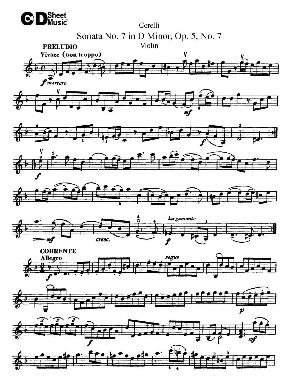 Sonata No.7 in D MinorOp.5 No.7