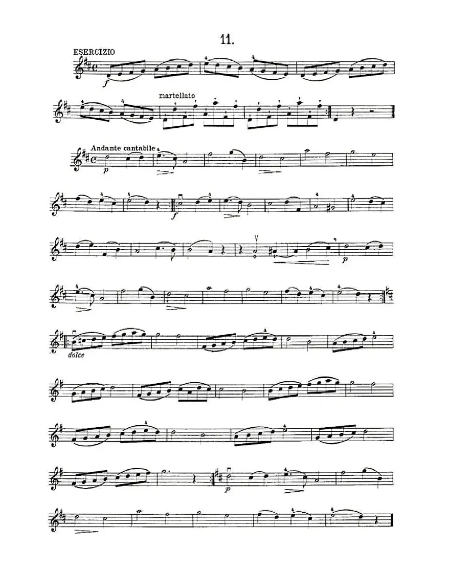 36 Studi Melodici E Facilissimi Op.48之11—20（36首容易旋律 作品.48）