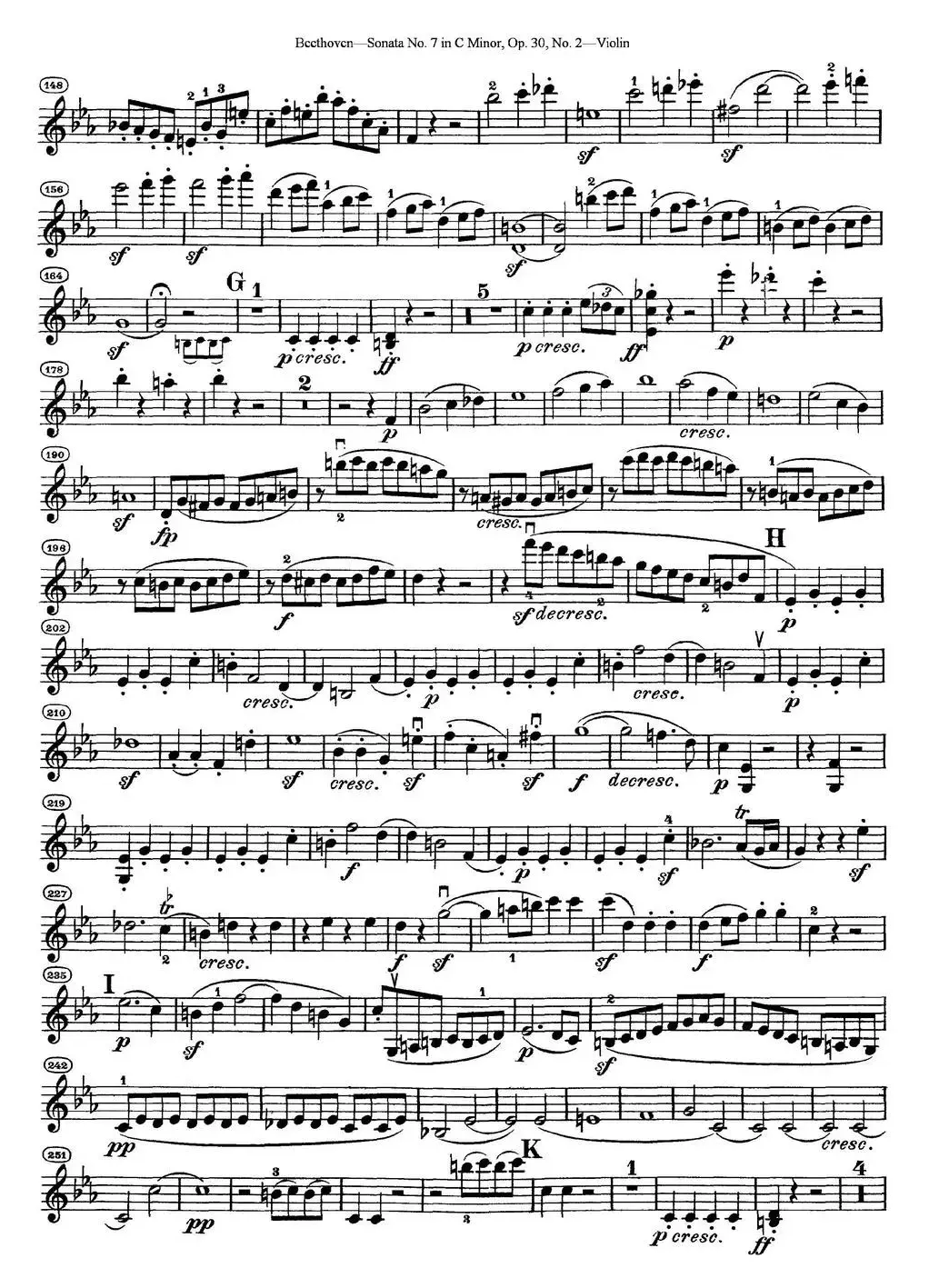 Violin Sonata No.7 in C Minor Op.30 No.2