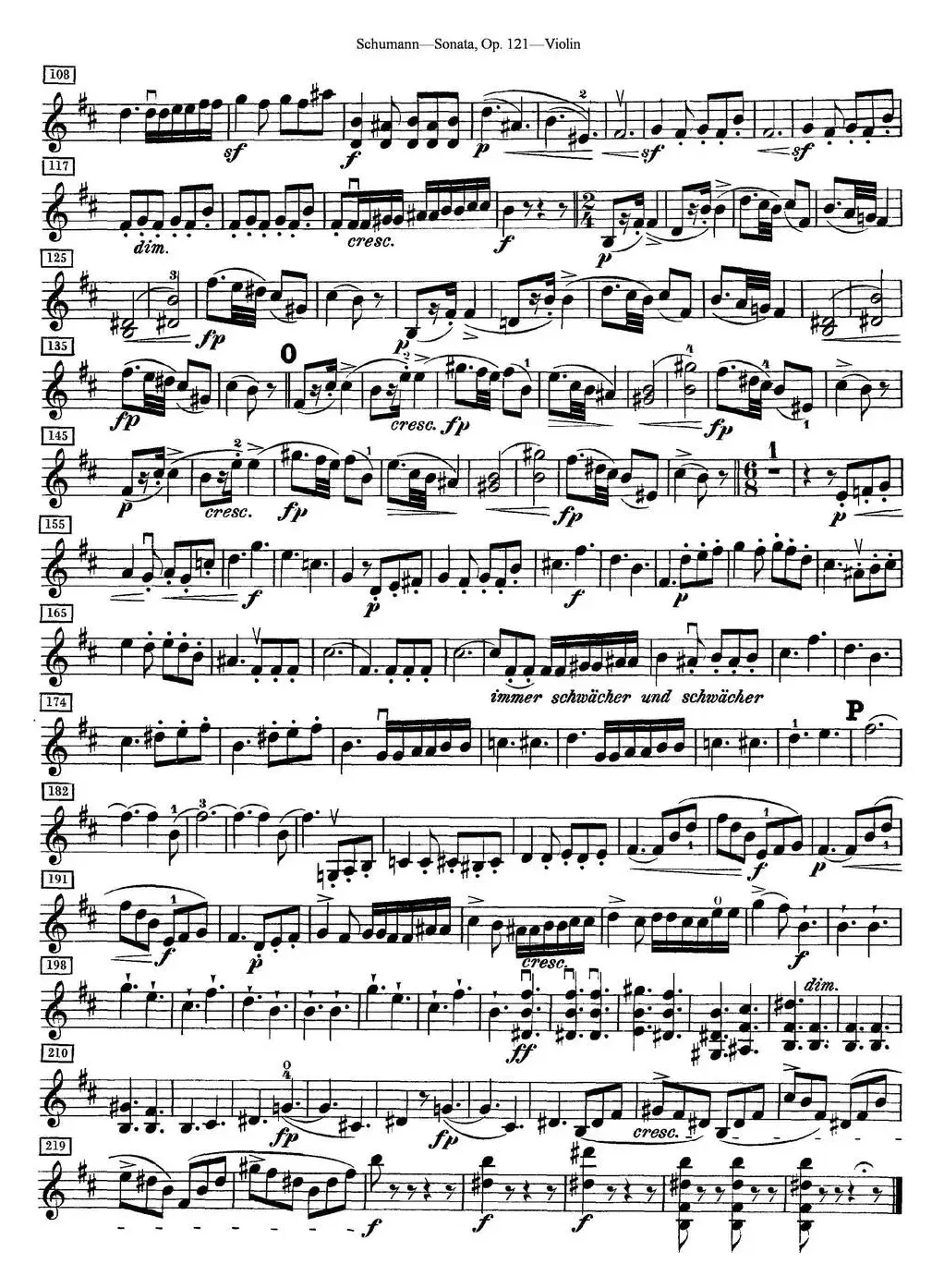 Violin Sonata Op.121