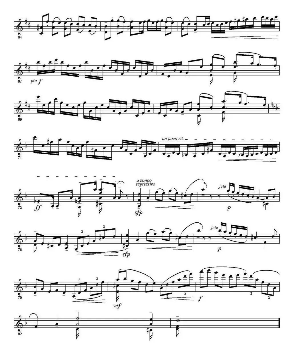 Sonata for Solo violin（小提琴奏鸣曲、I）