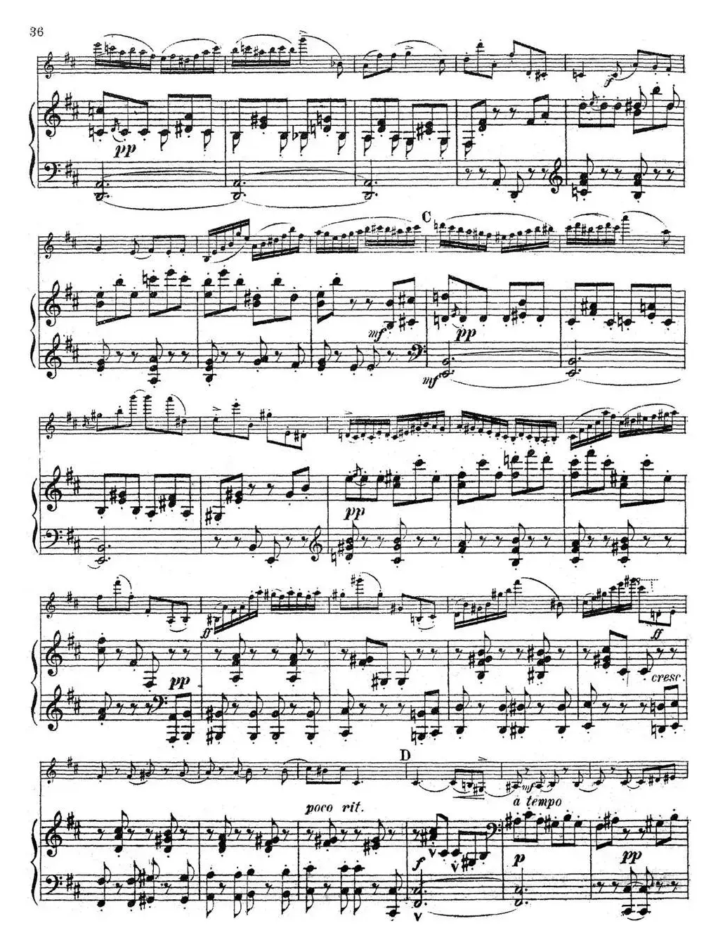 Symphonie Espagnole Op.21，No.5（西班牙交响曲）（小提琴+钢琴伴奏）