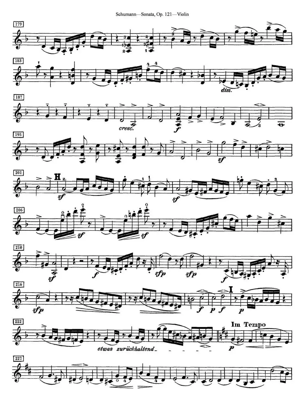 Violin Sonata Op.121