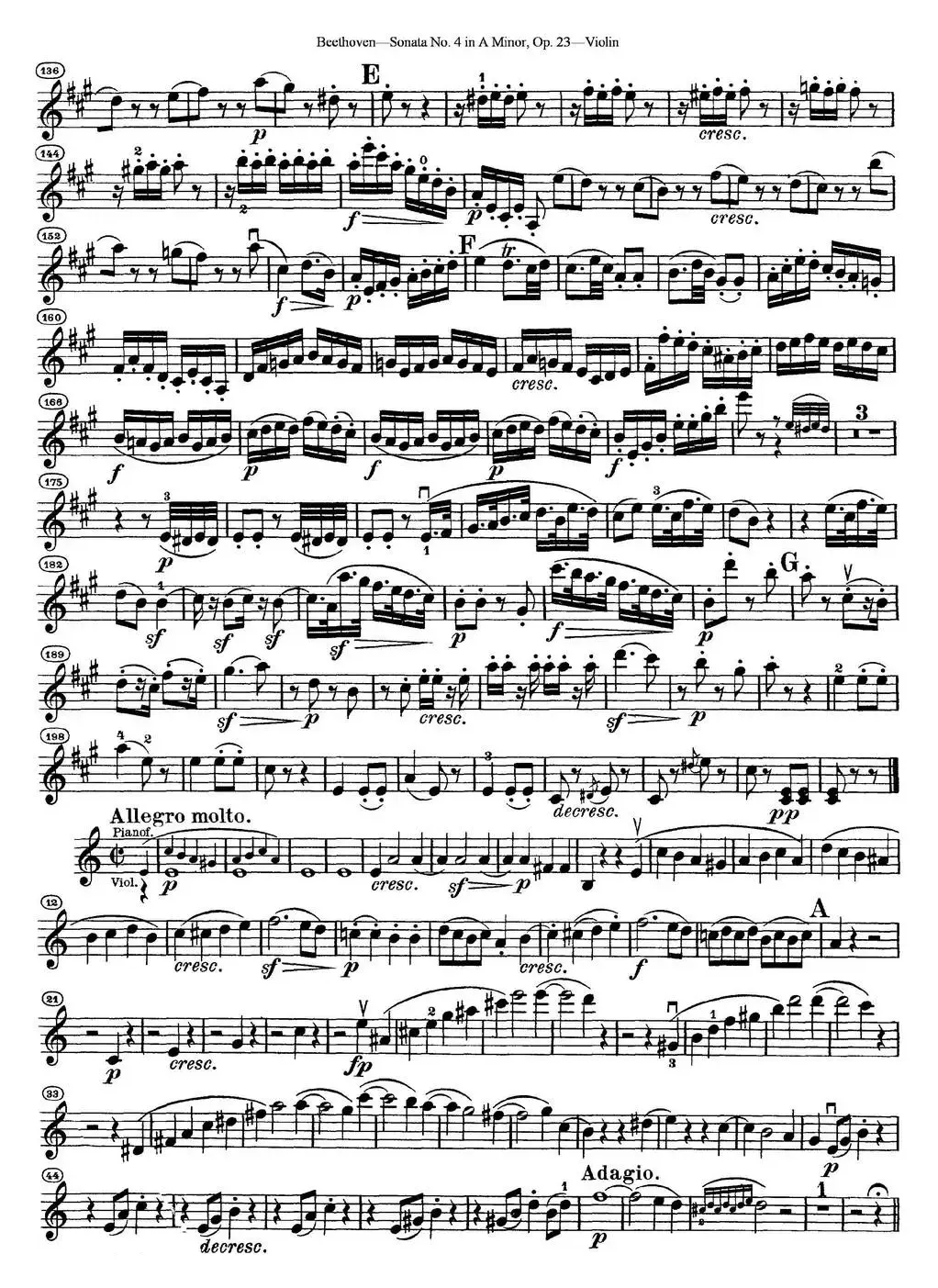 Violin Sonata No.4 in A Minor Op.23