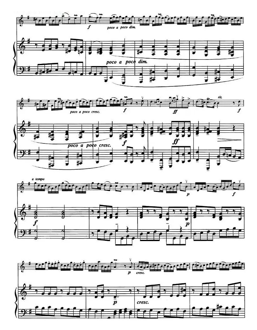 Allegro（快板、小提琴+钢琴伴奏）