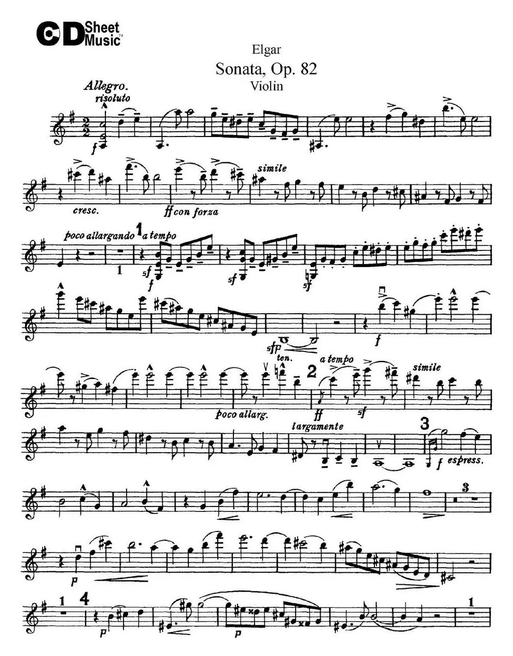 Violin Sonata Op.82