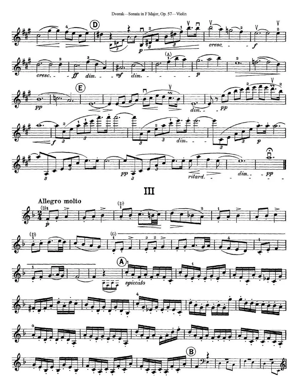 Violin Sonata Op.57