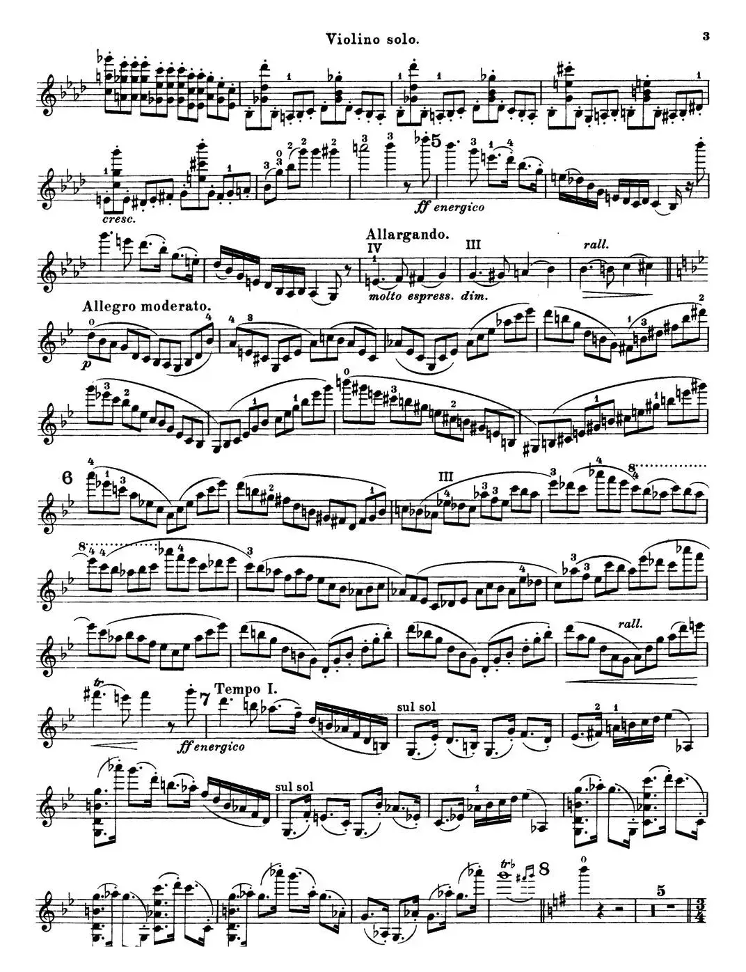 第3号小提琴协奏曲 Op.99（violin concerto no.3）