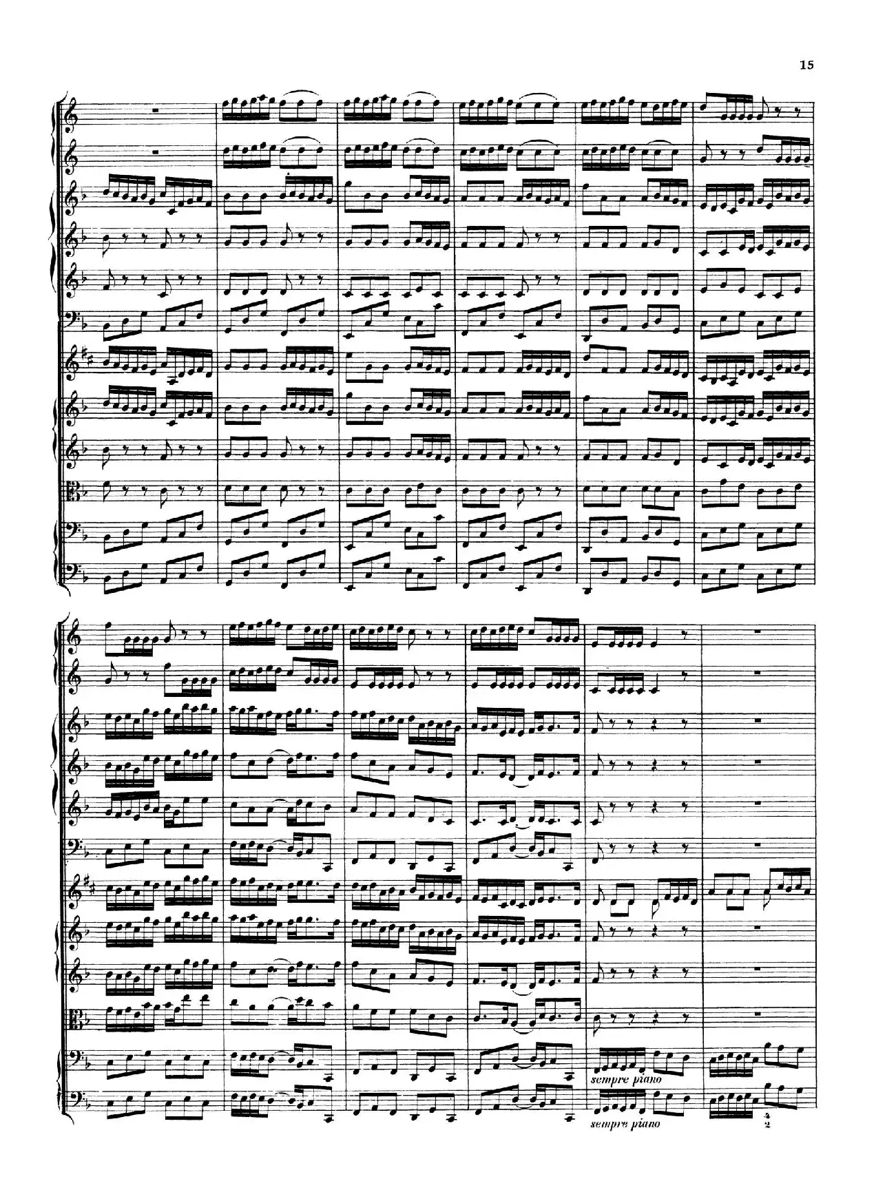 Brandenburg Concerto No.1 in F Major（勃兰登堡协奏曲第一号）