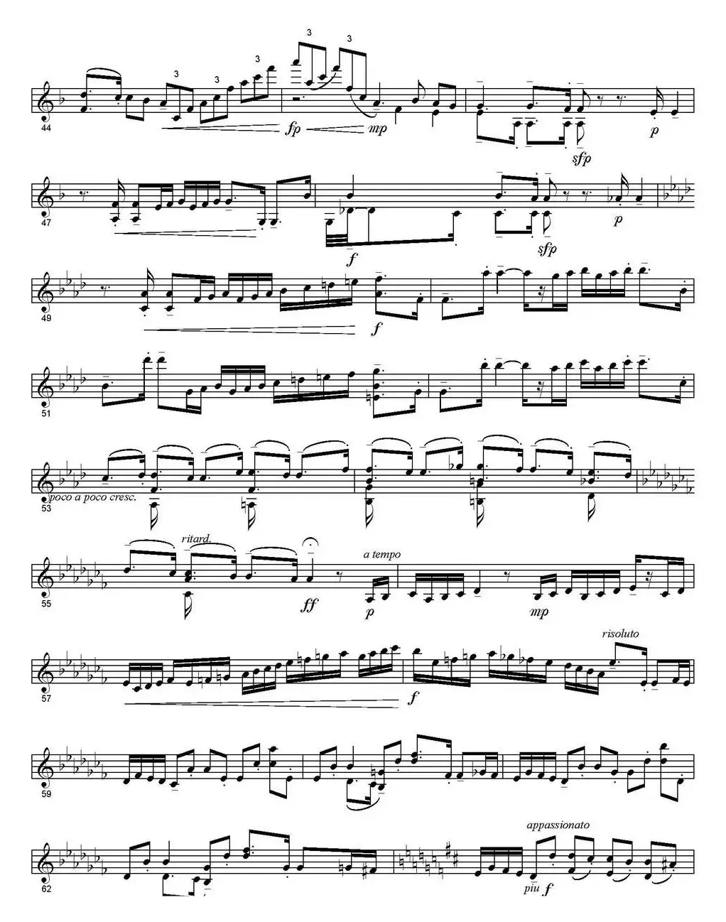 Sonata for Solo violin（小提琴奏鸣曲、I）