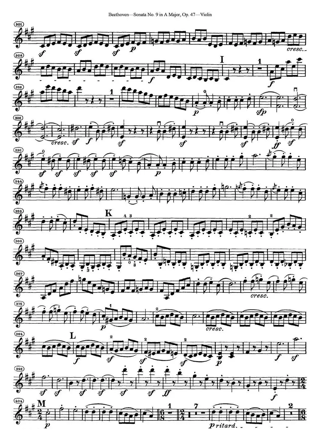 Violin Sonata No.9 in A Major Op.47