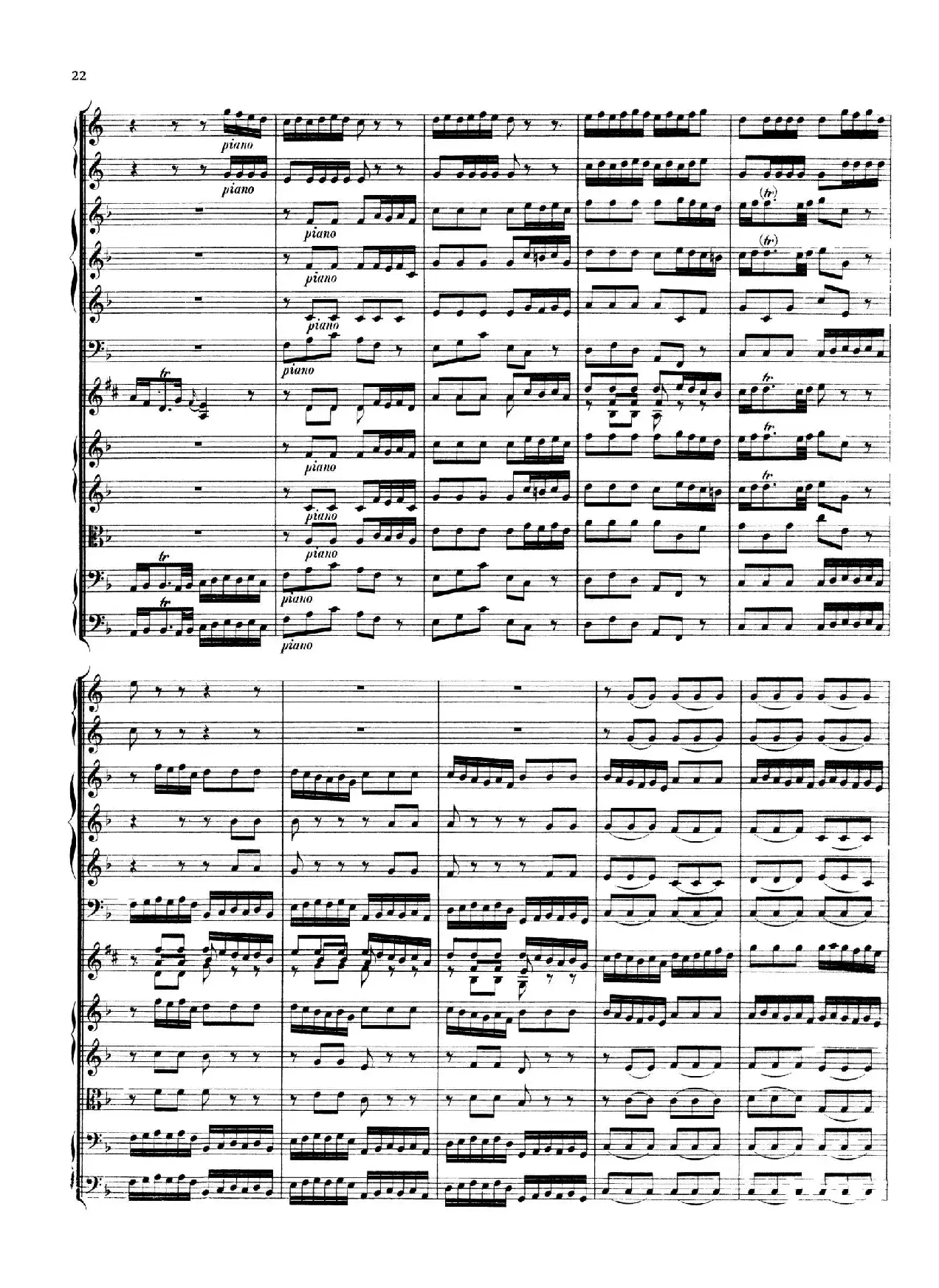 Brandenburg Concerto No.1 in F Major（勃兰登堡协奏曲第一号）