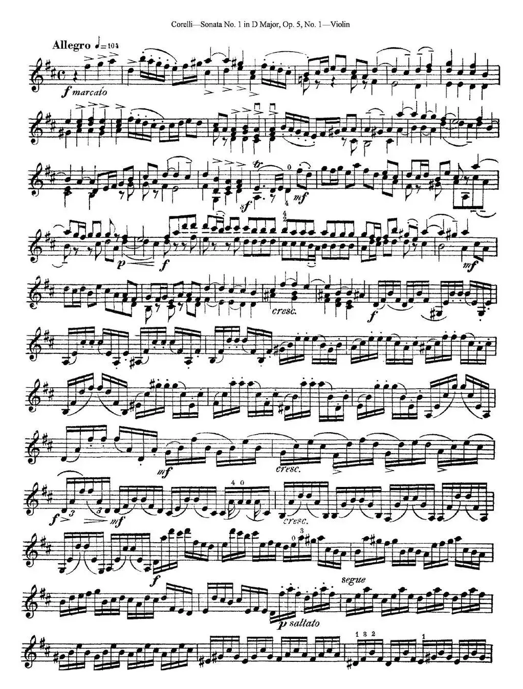 Sonata No.1 in D MajorOp.5 No.1