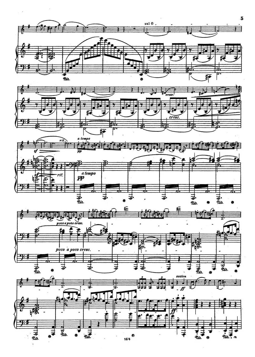 VIOLIN SONATA No.2 in G major（G大调第二小提琴奏鸣曲）（Ⅰ）（小提琴+钢琴伴奏）