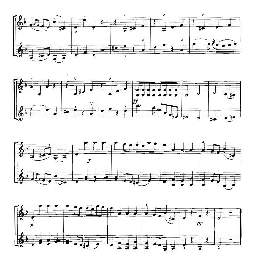 霍曼《小提琴基础教程》选曲：倔强的孩子（二重奏）