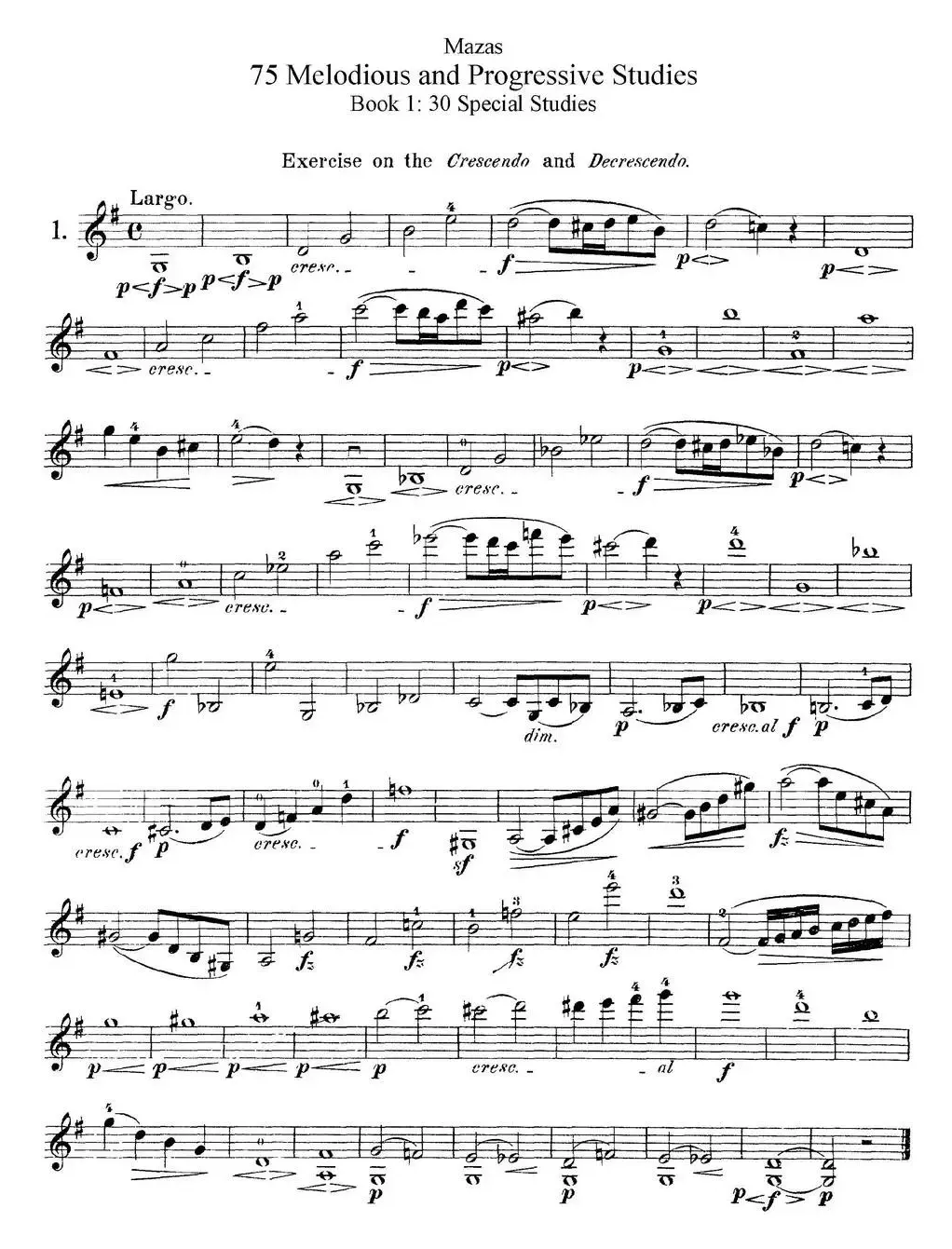 马扎斯小提琴练习曲 Op.36 第一册 特殊练习曲（1）