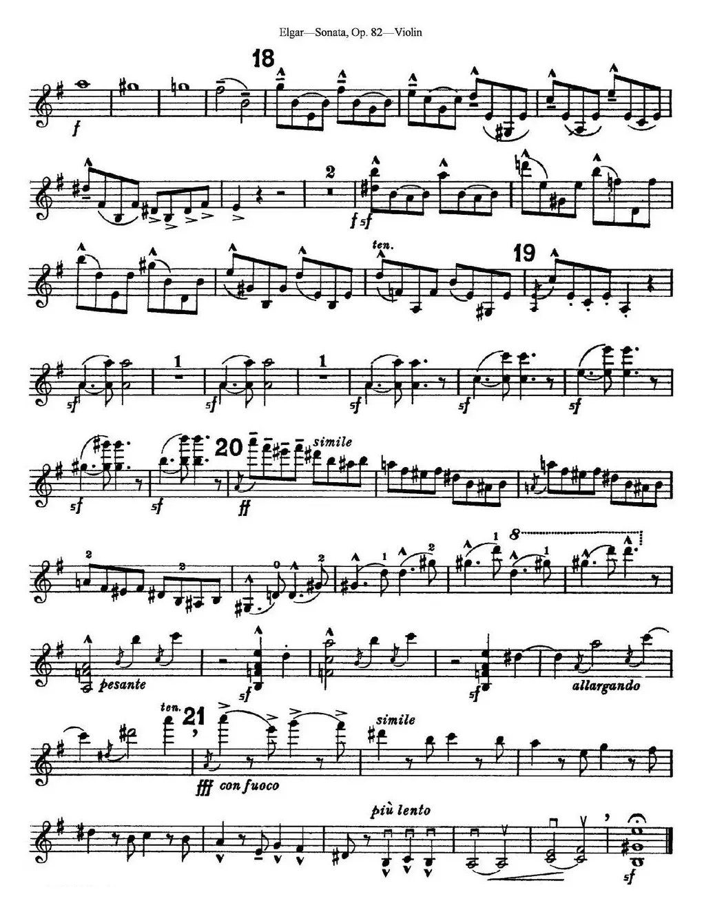 Violin Sonata Op.82