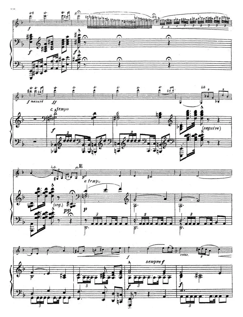 Symphonie Espagnole Op.21，No.4（西班牙交响曲）（小提琴+钢琴伴奏）