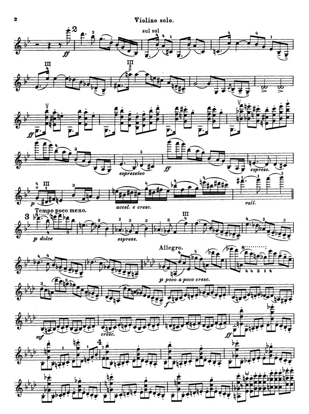 第3号小提琴协奏曲 Op.99（violin concerto no.3）