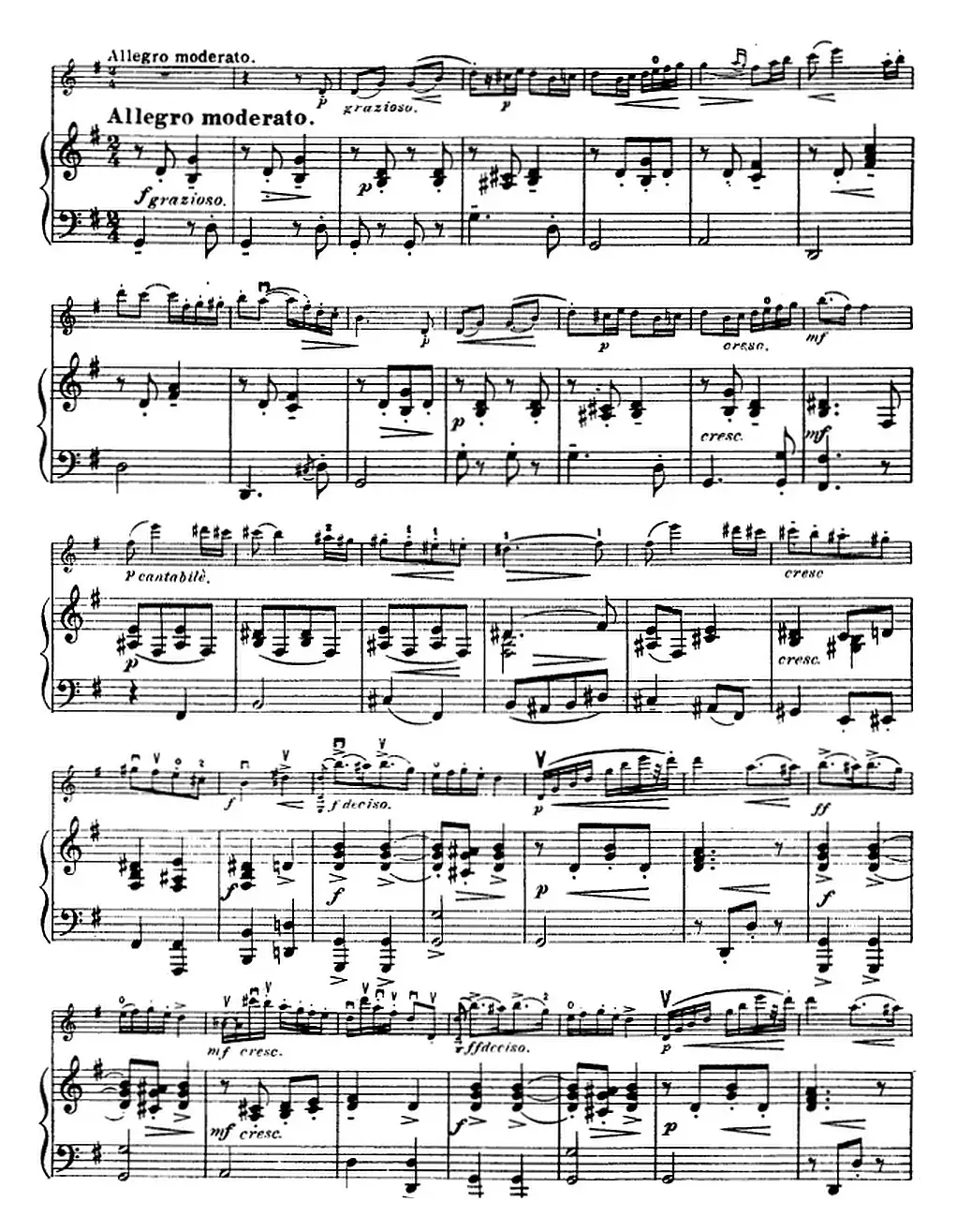 塞茨初级小提琴协奏曲Op.12（g小调学生协奏曲）