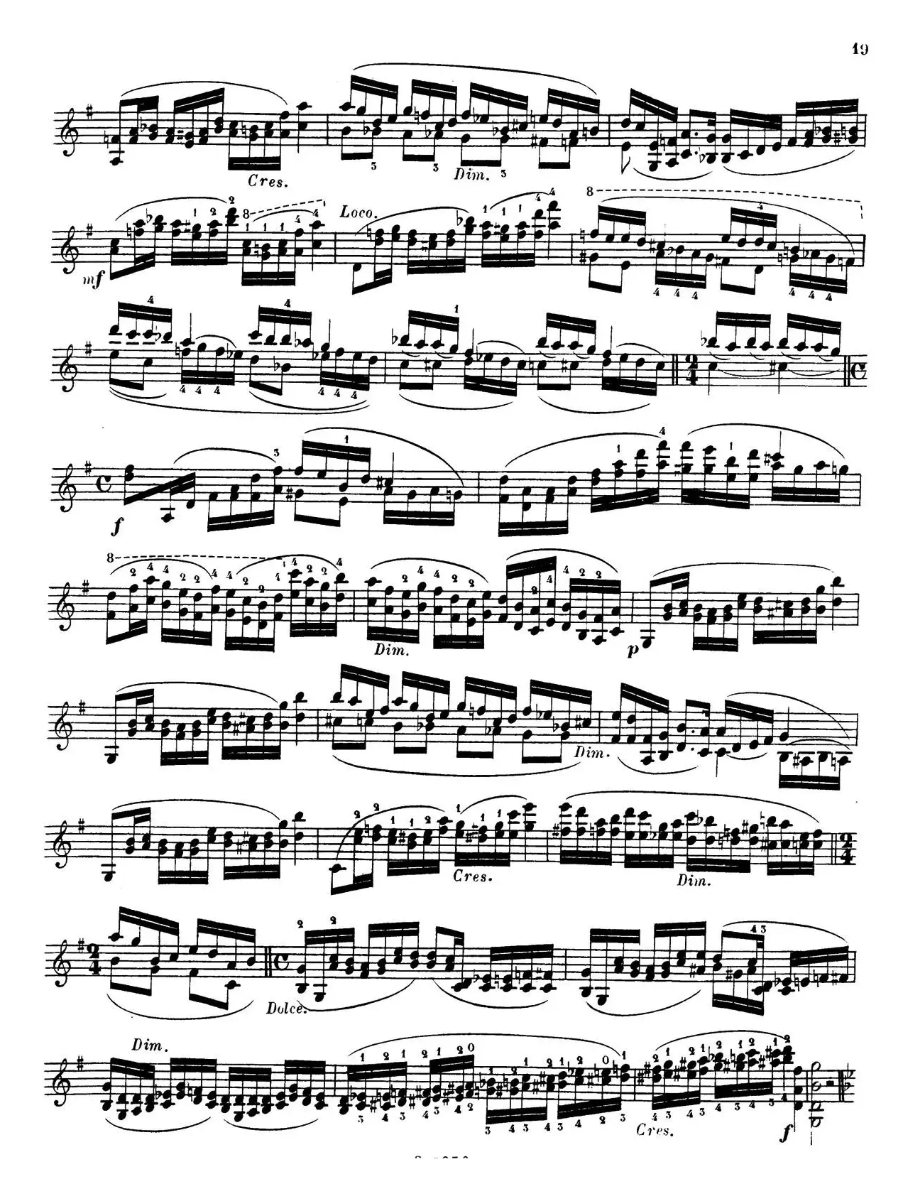 6首高级小提琴练习曲 Op.13（6）