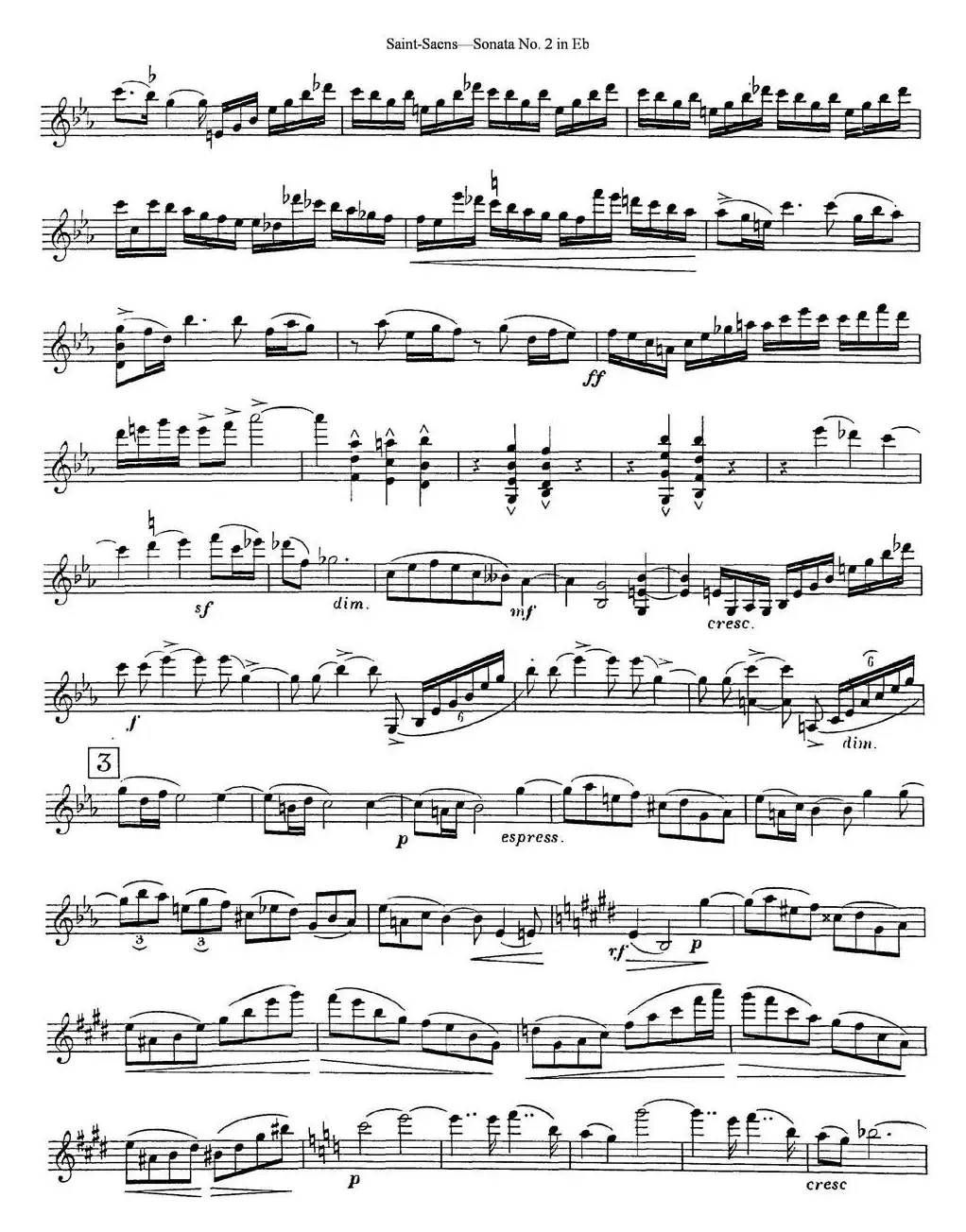 Violin Sonata No.2 in Eb Major Op.102