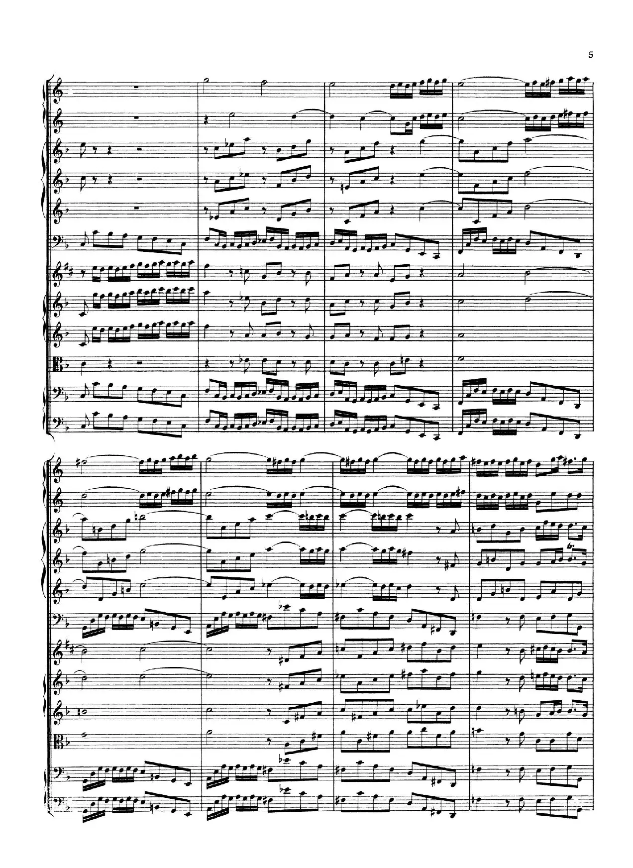 Brandenburg Concerto No.1 in F Major（勃兰登堡协奏曲第一号）