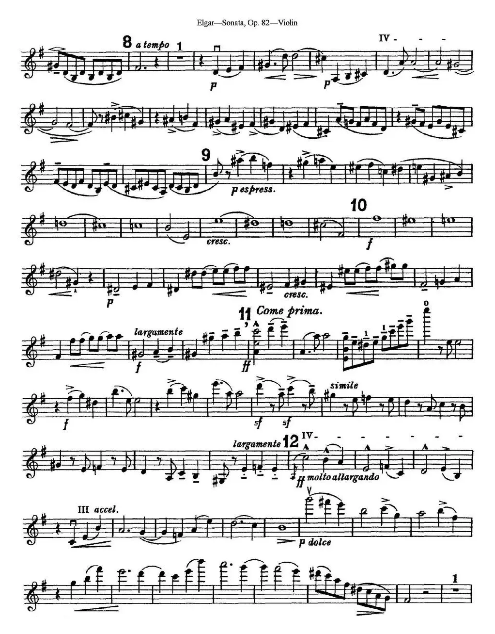 Violin Sonata Op.82