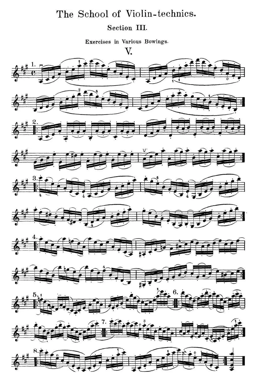 史拉迪克小提琴技术练习 第3册（Ⅴ）