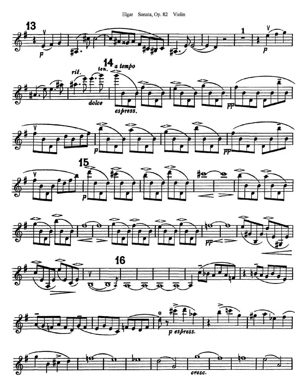 Violin Sonata Op.82