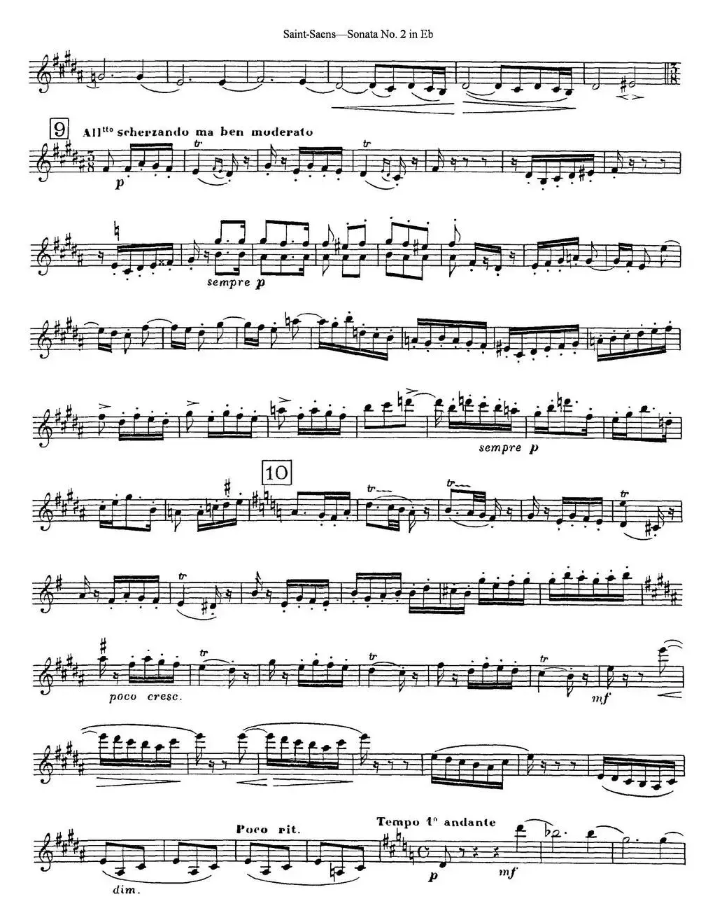 Violin Sonata No.2 in Eb Major Op.102