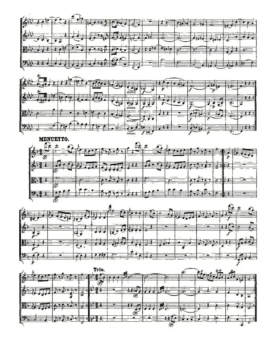 Quartet No. 8 in F Major, K. 168（F大调第八弦乐四重奏）