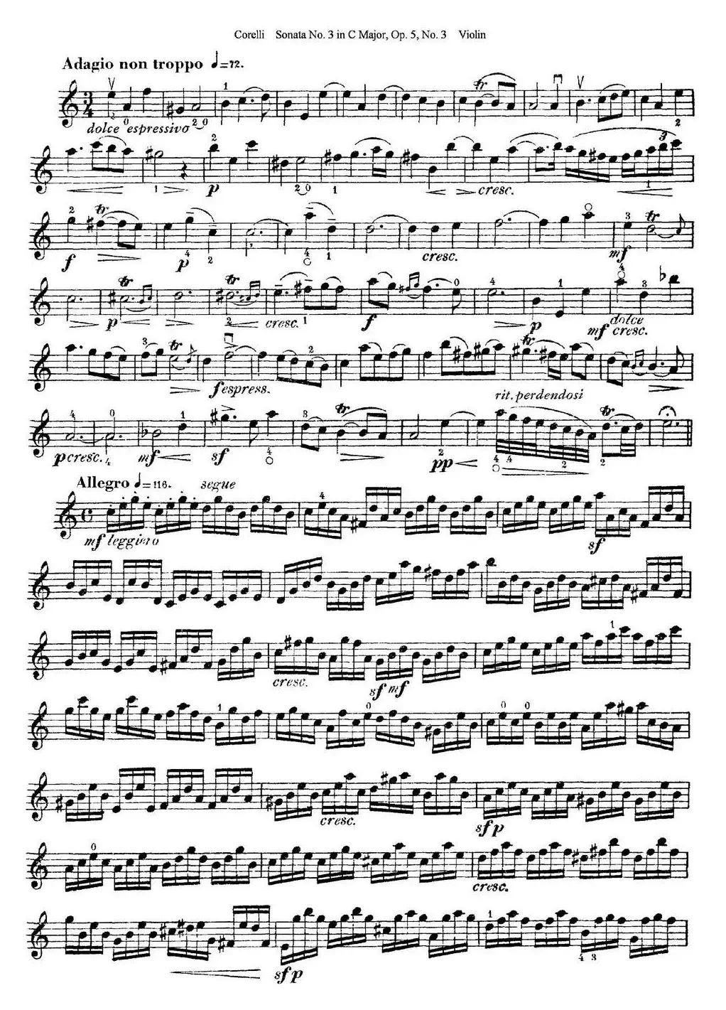 Sonata No.3 in C MajorOp.5 No.3