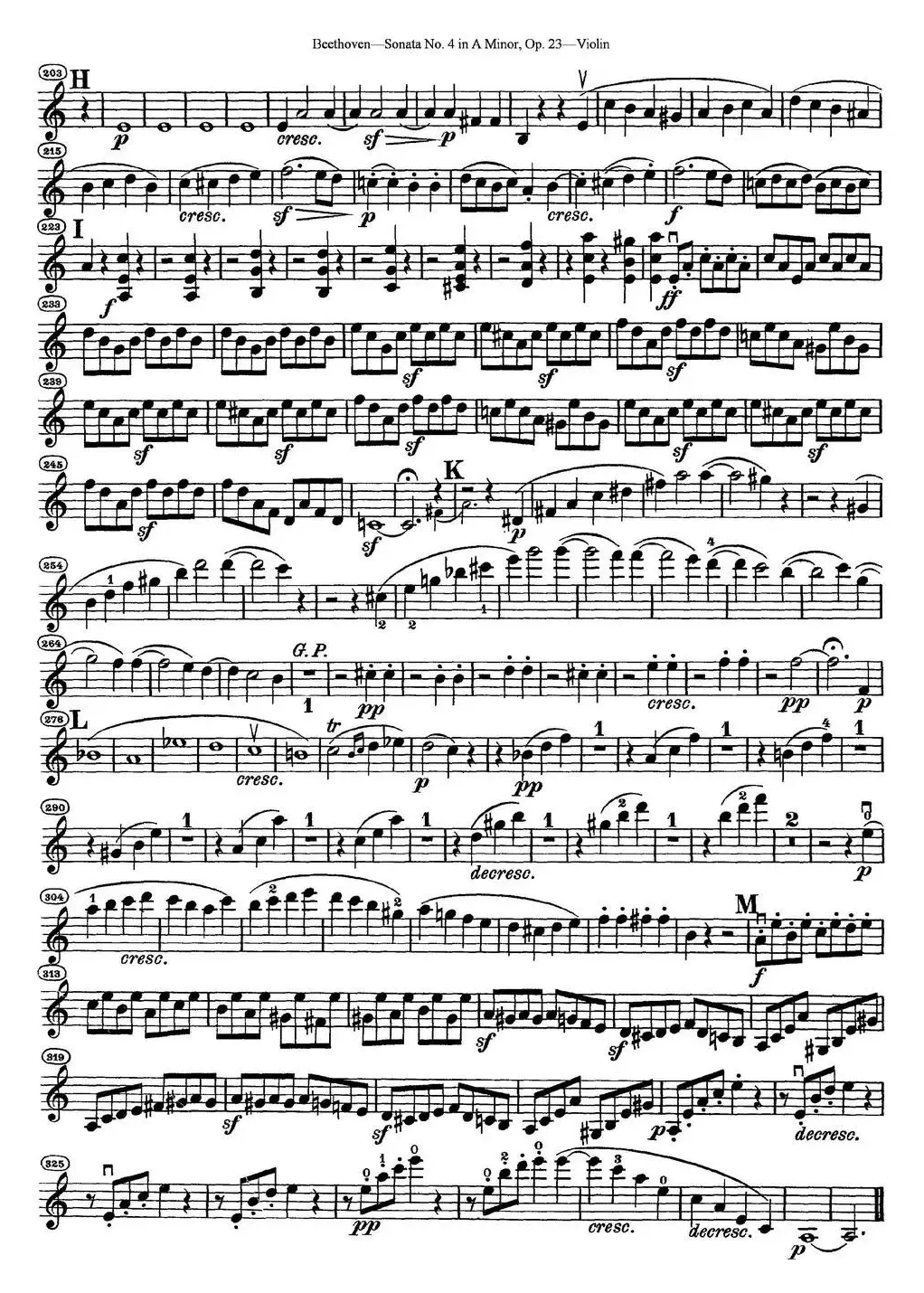 Violin Sonata No.4 in A Minor Op.23