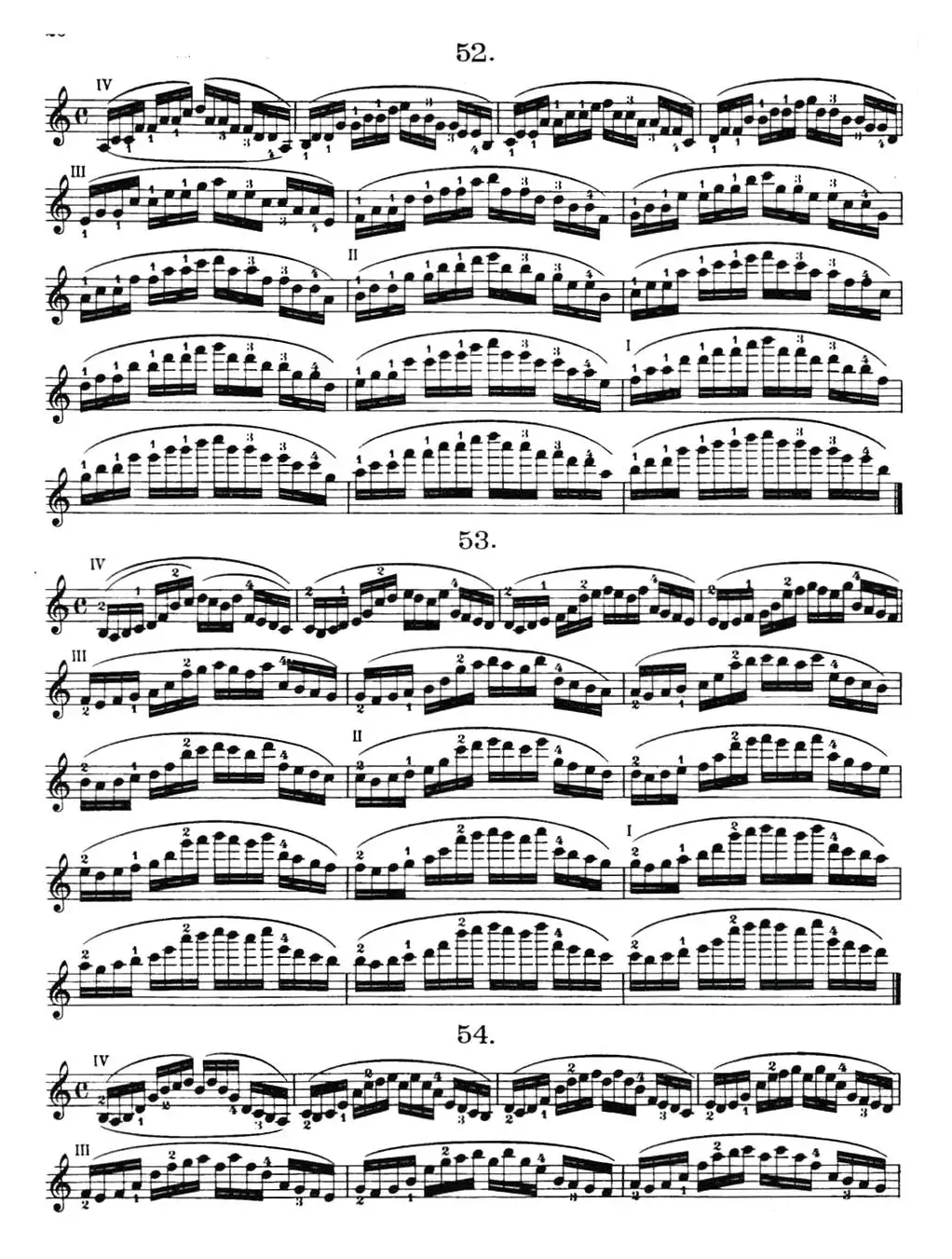 小提琴换把练习·作品第八号（第七节）