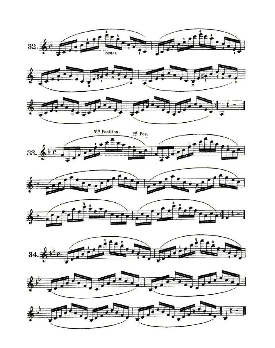 School of Mechanism,Op.74（小提琴技巧 作品.74）