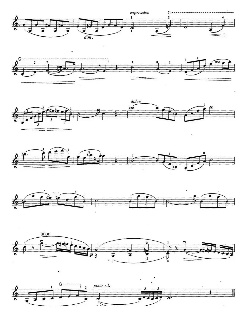小提琴考级第六级：练习曲（6首）