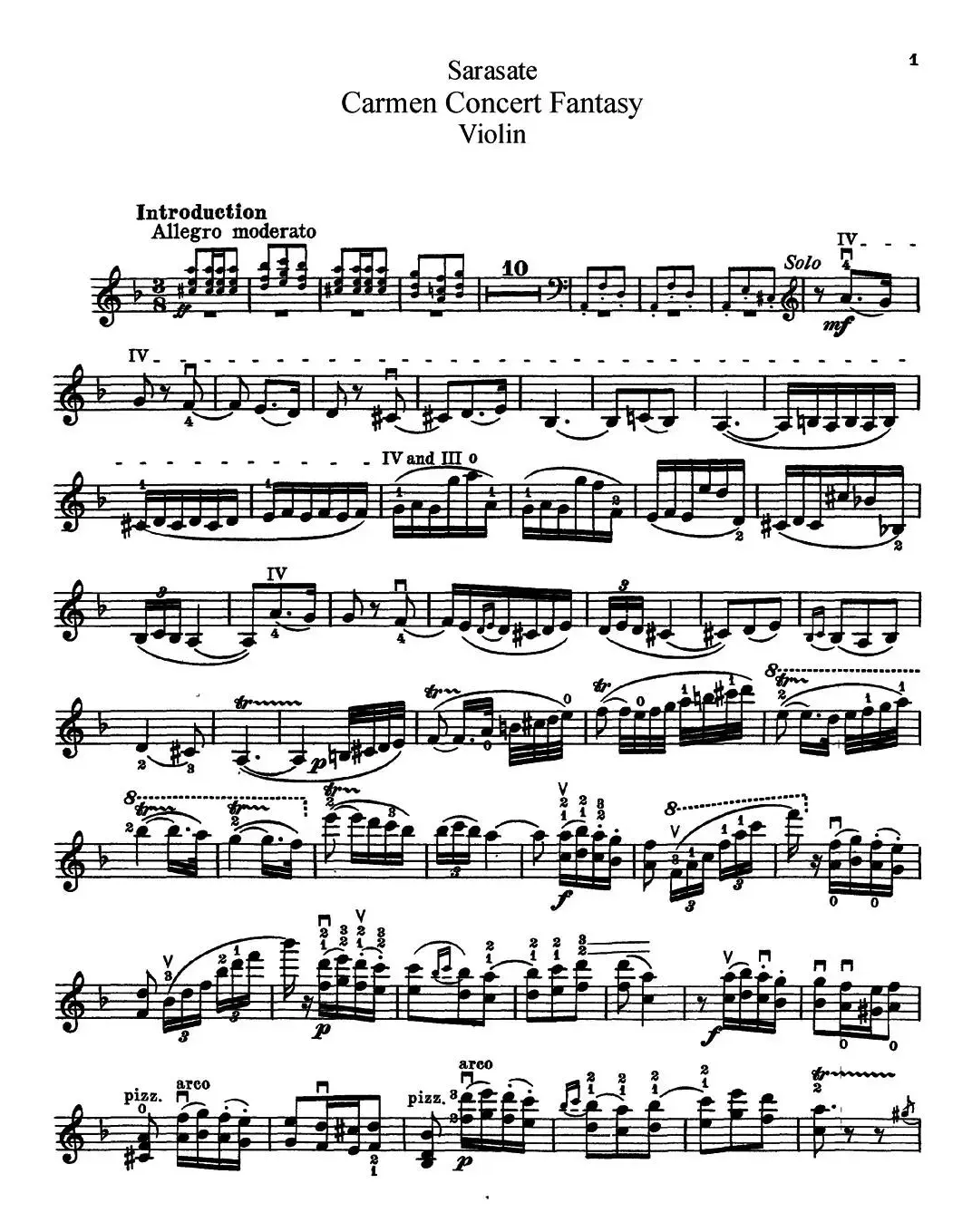 Carmen Concert Fantast Op.25（序曲）
