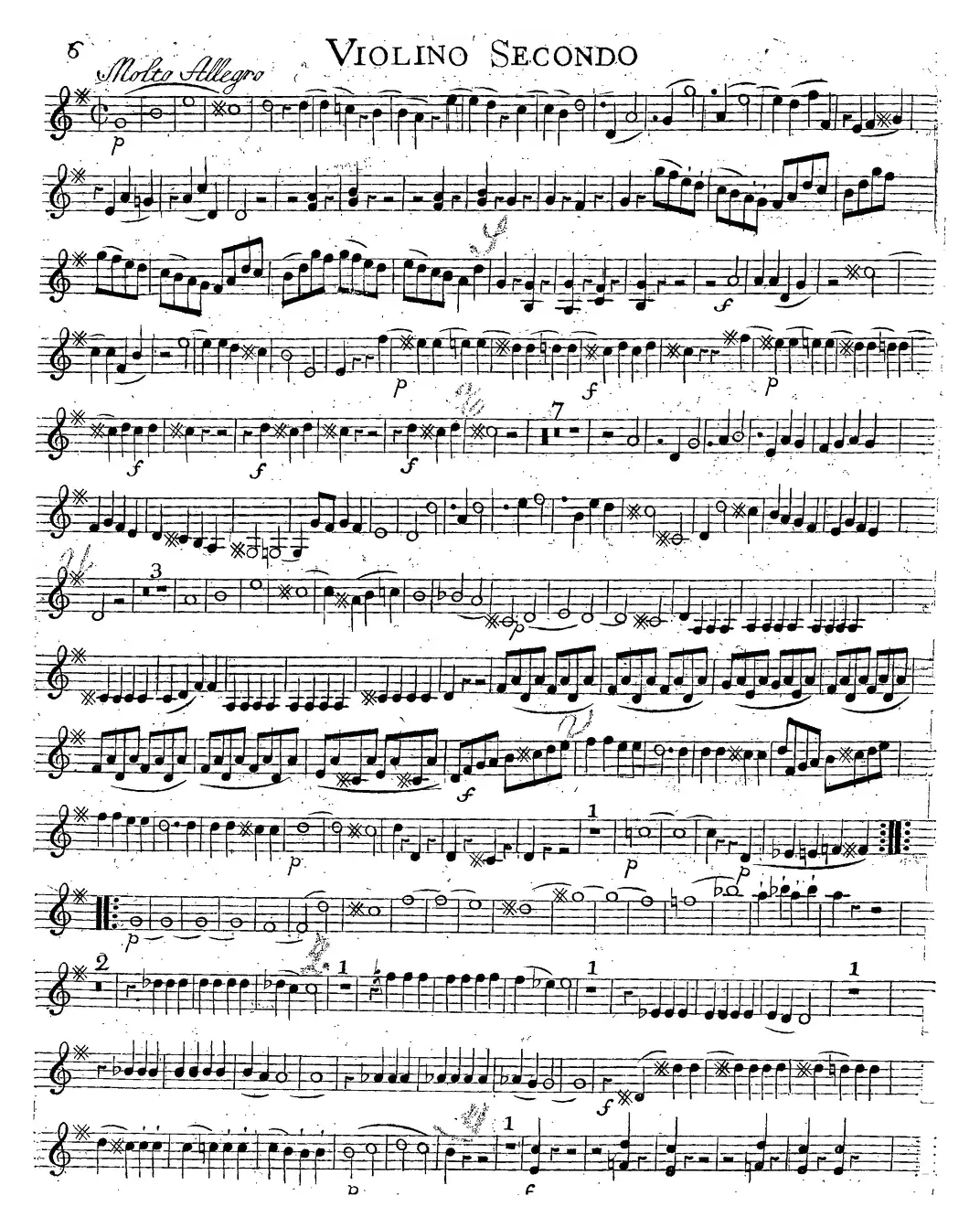 Mozart《Quartet No.14 in G Major,K.387》（Violin 2分谱）