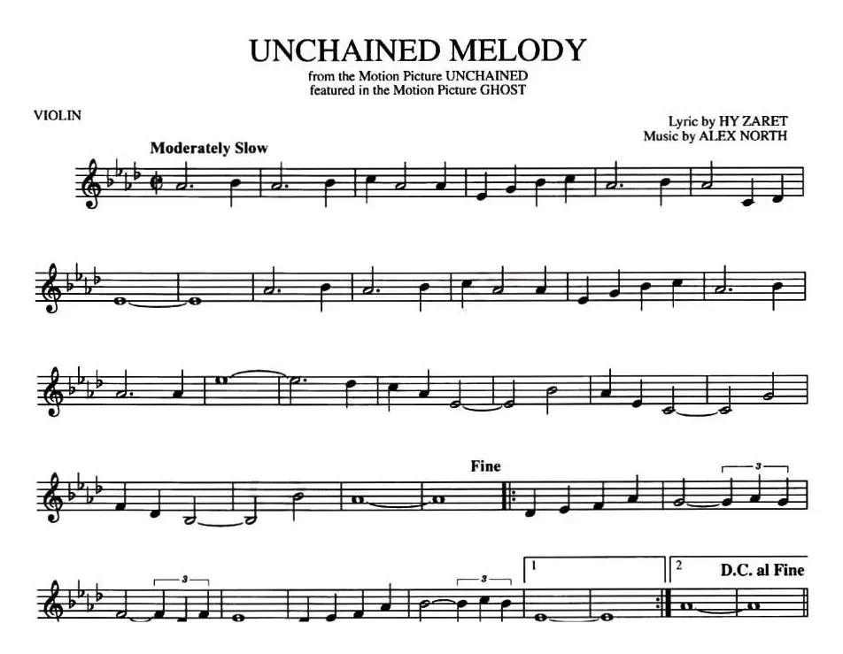 UNCHAINED MELODY（人鬼情未了）