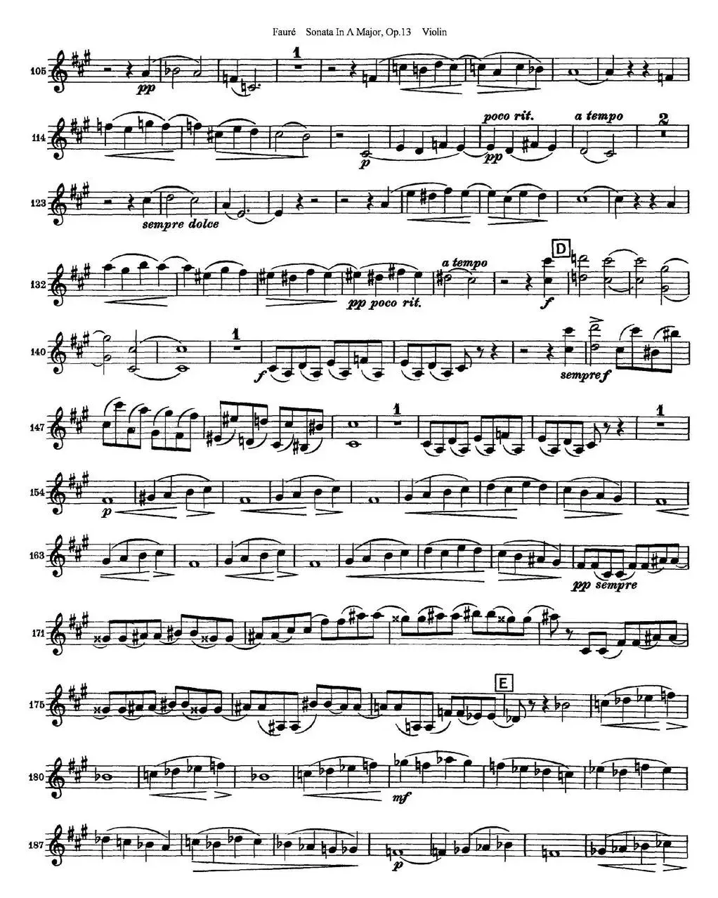 Violin Sonata No.1 Op.13