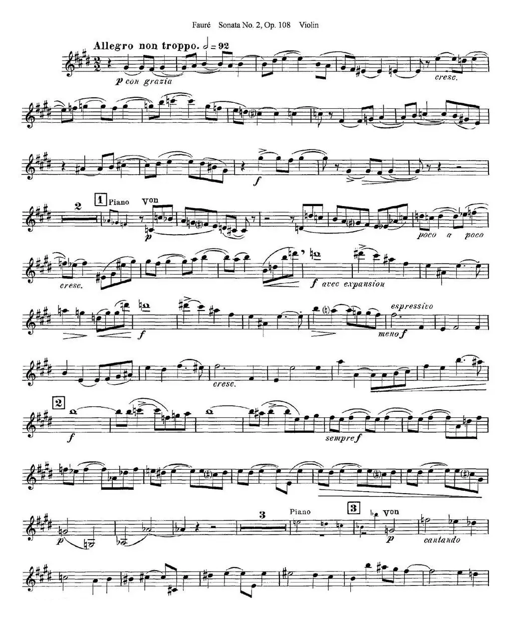 Violin Sonata No.2 Op.108